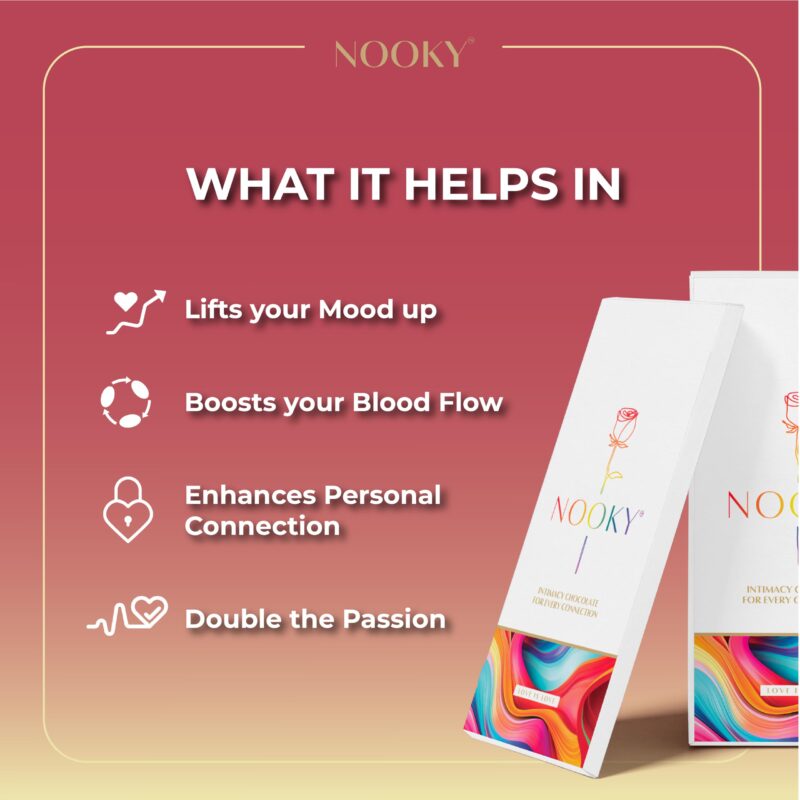 Nooky Premium Aphrodisiac Chocolate for LGBTQ+ | Mood-Enhancing, All-Natural Ingredients | Vegan-Friendly, Decadent Dark Chocolate (pack of 3) - Image 7