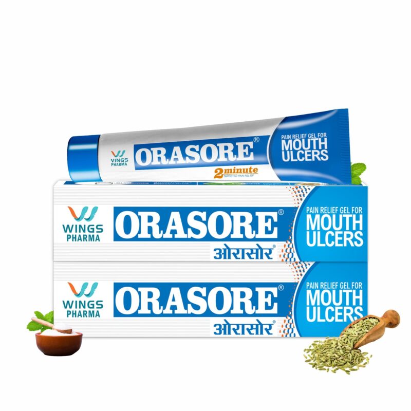 Orasore Mouth Ulcer Gel Treatment (Pack Of 2)
