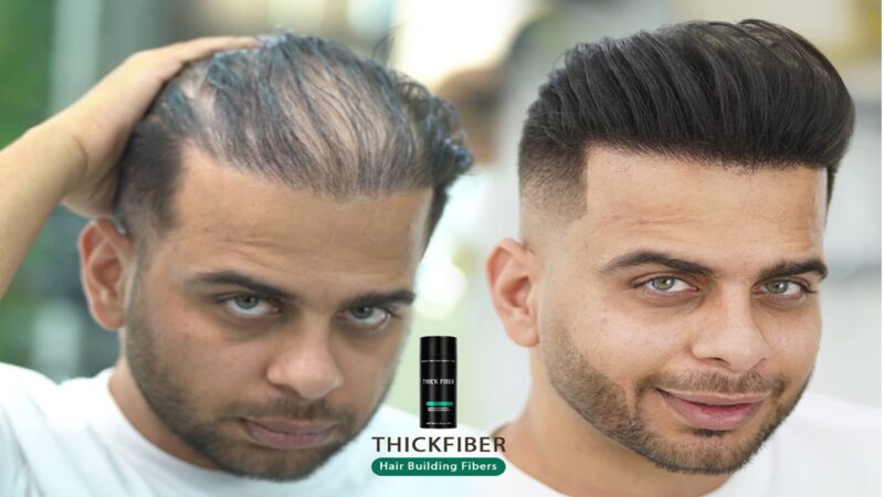 Thick Fiber - Hair Building Fibers (Black)- Hair Fibers For Thin & Fine Hair -Hair Thickening Fibers for Men & Women (25 g (Pack of 1)) - Image 3