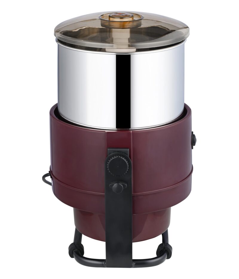 VIJAYALAKSHMI | Smart 2 Litre | Heavy ABS Body with Metal Stand Wet Grinder, 2L (Maroon) | with Coconut Scrapper & Atta Kneader Attachment. - Image 9