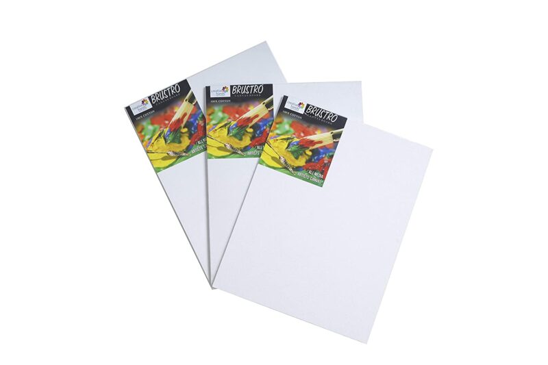 Brustro Canvas Board Medium Grain 16"x20"(Pack of 3) - Image 5