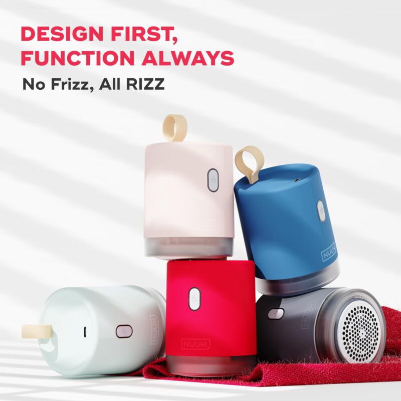 NUUK RIZZ Rechargeable Lint Remover for Clothes with FREE Storage Pouch | 2 Speed Modes For All Fabrics | 60 Min Runtime with Type-C Charging | Fabric Shaver for Woolen Sweaters, Shawls, Coats, Shirts - Image 7