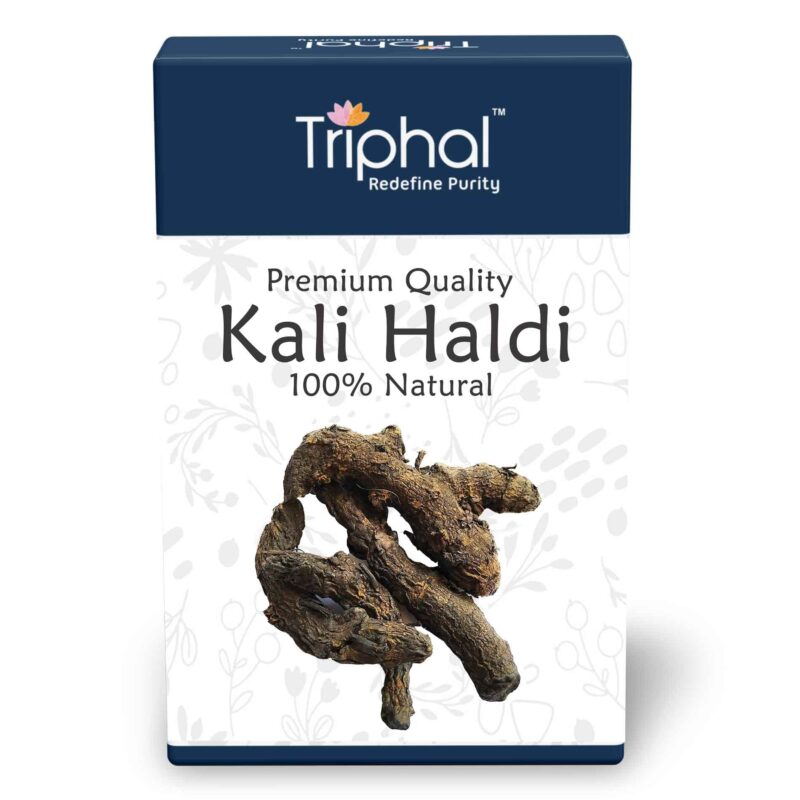 TRIPHAL BRAND Kali Haldi or Black Turmeric or Narkachur or Narkachoor | Raw and Natural (100 grams)