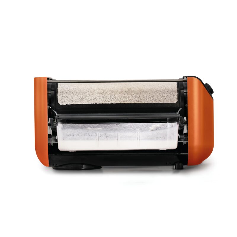 EVOCHEF EC Flip Automatic Dosa Maker, 1-Minute Dosas, 360° Food Grade Coated Roller, Easy Cooking Time & Thickness Control, Touch Controls, Compact & Portable, 1600W, 1 Year Warranty, Metallic Orange - Image 8