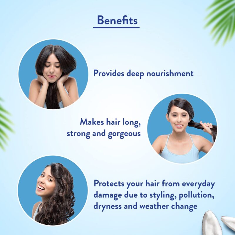 Parachute Advansed Gold Coconut Hair Oil, Pure Coconut Oil, Vitamin E for Long, Strong & Gorgeous Hair, 400 ml - Image 8