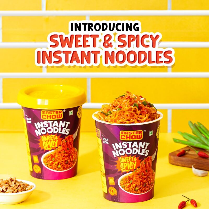 25x Masterchow Sweet & Spicy Instant Cup Noodles - 100g - Pack of 25 - Image 4