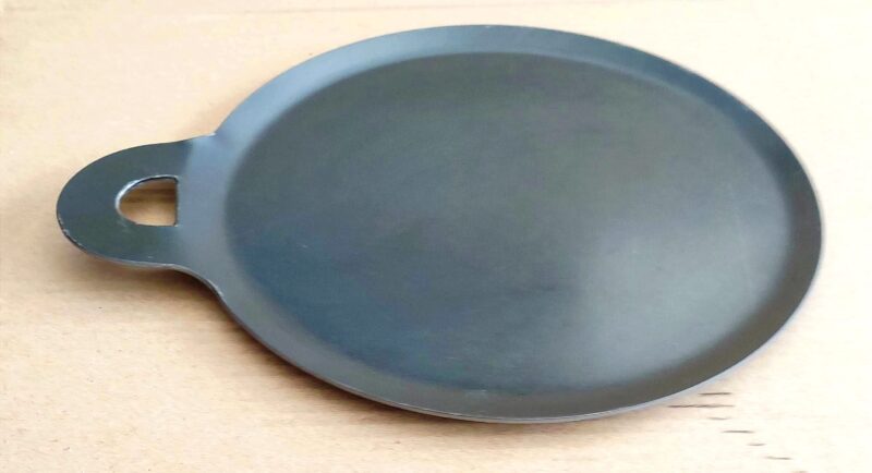 Madurai ARTISANS Club - Flat Design - Ethnic Handmade - Pure Iron | no Non-Stick Coated TAWA for DOSA, ROTI - 10.5 INCH (Black) - Image 5