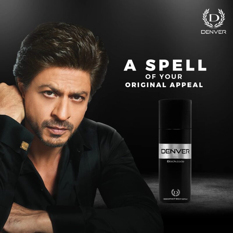 Denver Black Code Deodorant Aerosol For Men (150Ml Each) - Pack Of 2 | Long Lasting Deo For Men - Image 6