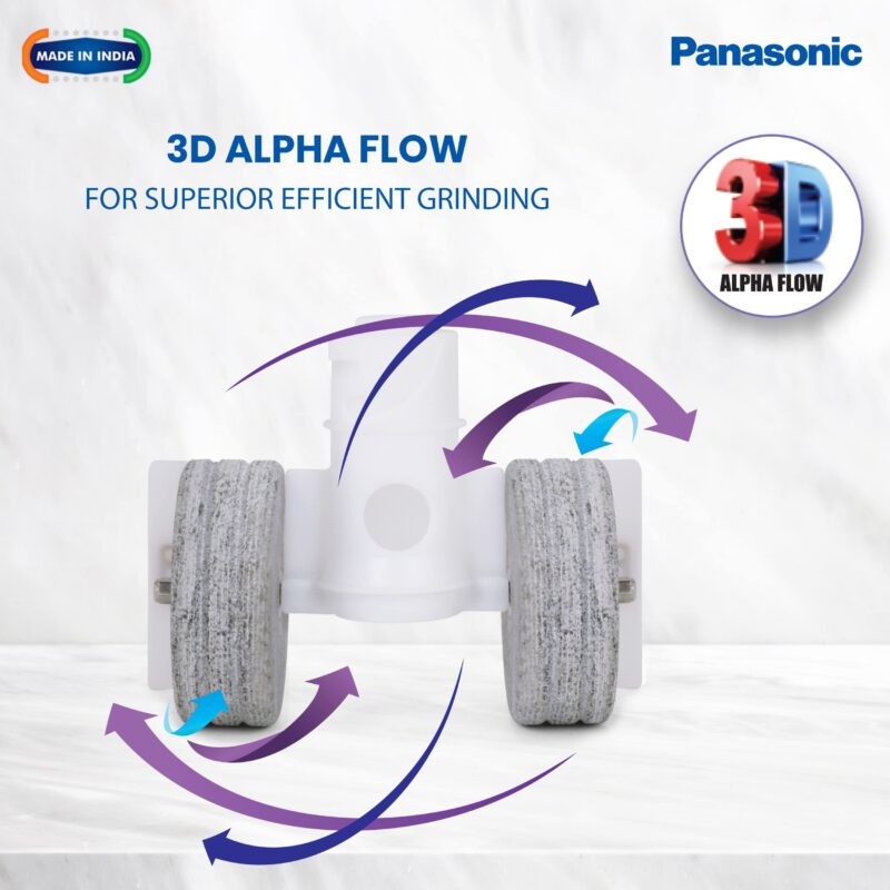 Panasonic Plastic Mk-Gw200 Super Wet Grinder (Black) - Image 4