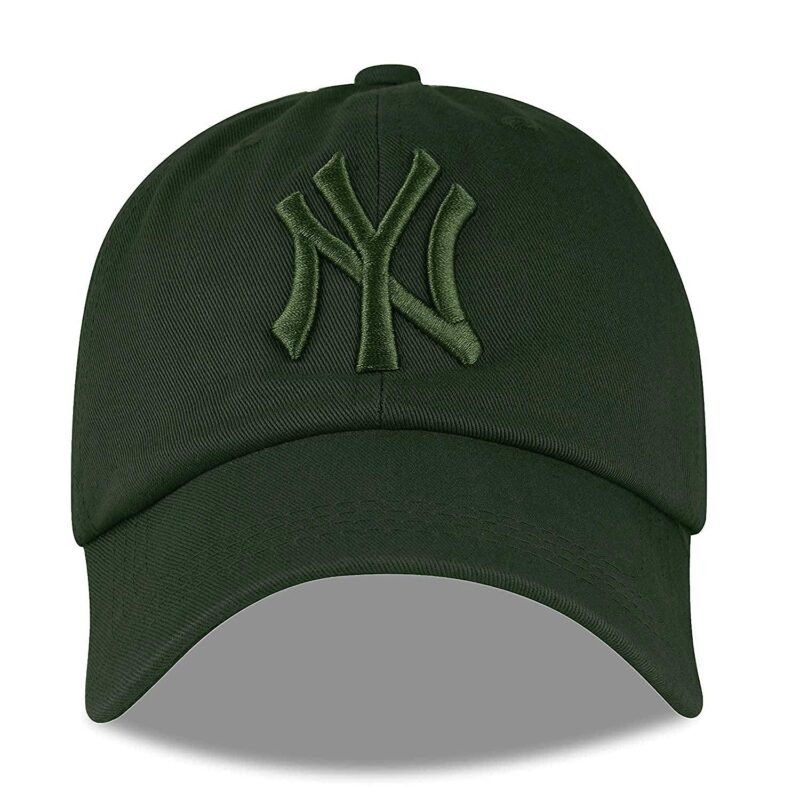 Cap for Men Women Topi Unisex Head Branded Boy's Girl's Caps Adjustable Strap Summer Sports Cricket Gym Dance Cotton Free Size Woolen Fashion Baseball Hip hop Helmet Winter Snapback (Green) - Image 4