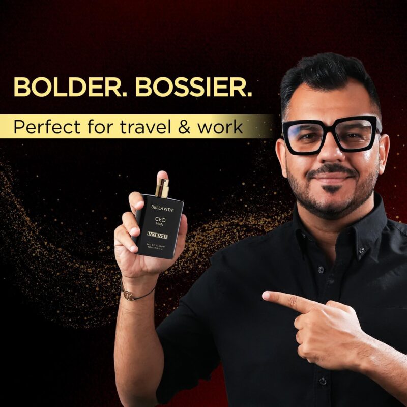 Bella Vita Luxury Ceo Men Intense Eau De Parfum Liquid Perfume With Bergamot, Lavender & Orchid|Woody & Musky Long Lasting Edp Fragrance Scent, 100 Ml - Image 7