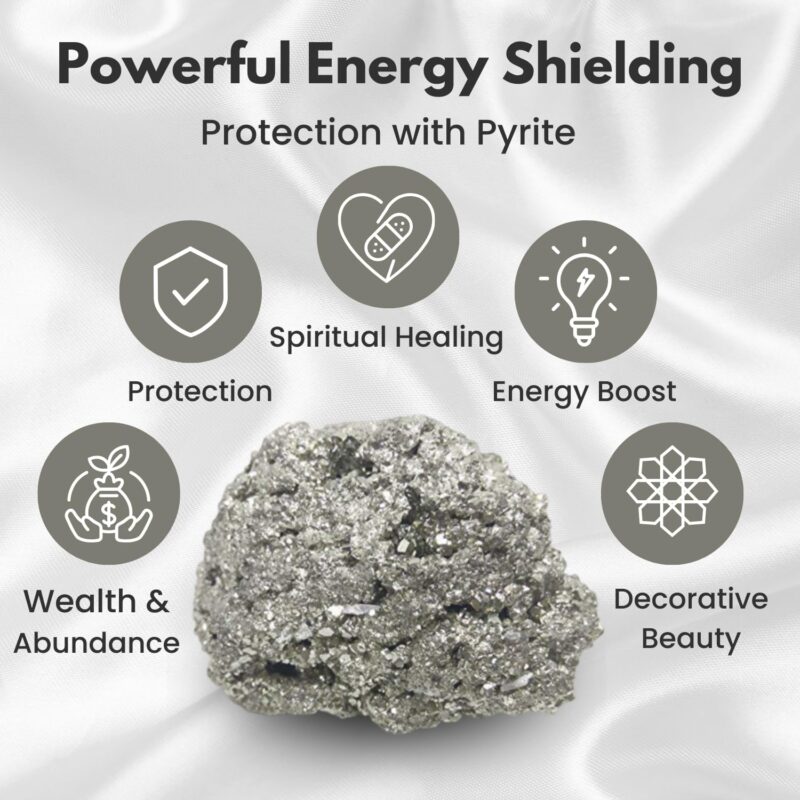 Plus Value Natural Pyrite Iron Golden Raw Stone Cluster Rough Rock Peru Pyrite Gemstone for Attracting Wealth, Attracts Abundance, Business Luck, Money Magnet (100 to 200 grams, 1 Piece) - Image 8