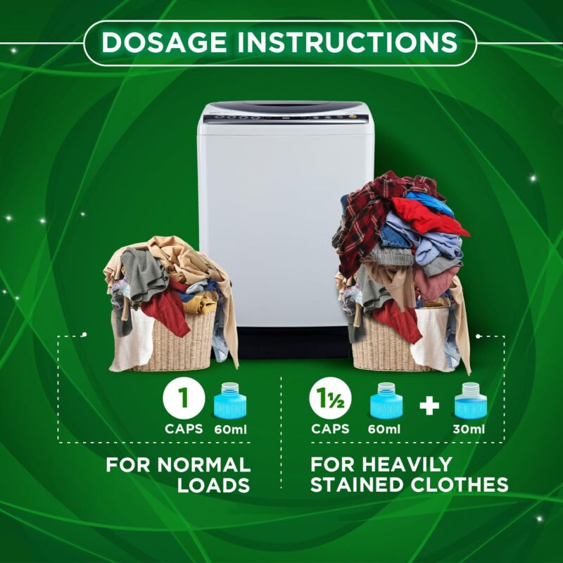 Ariel Top Load Liquid Detergent, 3 Ltr + 1 Ltr free, Removes Tough Stains, Specially designed for Top Load Washing Machine - Image 5