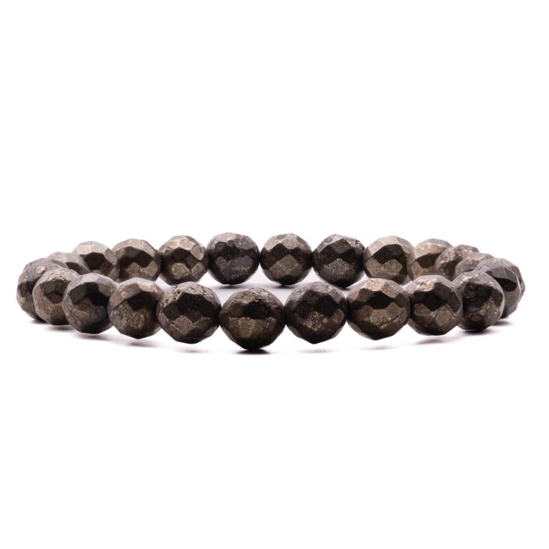 Plus Value Pyrite Bracelet for Men & Women Money Magnet Abundance Wealth Healing Crystal Stone Bracelet (Beads Size: 8mm, Jute Bag) - Image 9