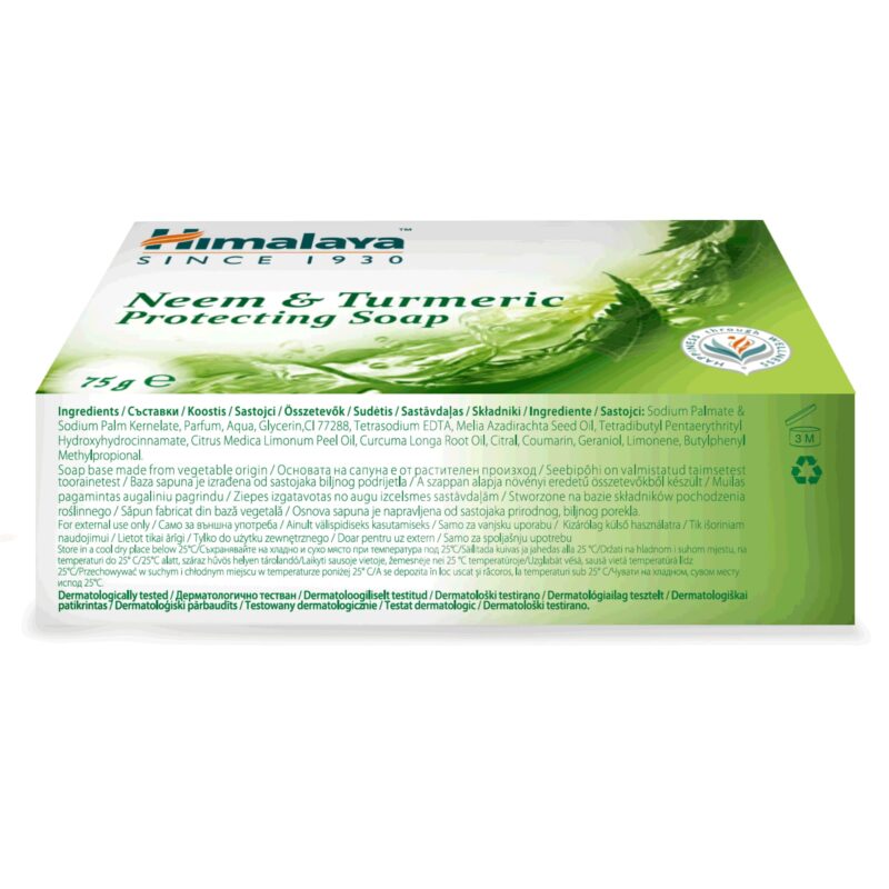 Himalaya Herbals Protecting Neem and Turmeric Soap, 75gm - Image 6