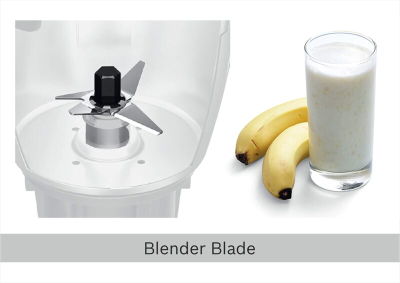 Bosch TrueMixx Pro Mixer Grinder MGM6632MIN, 750W 3 Jars (Black) - Image 5