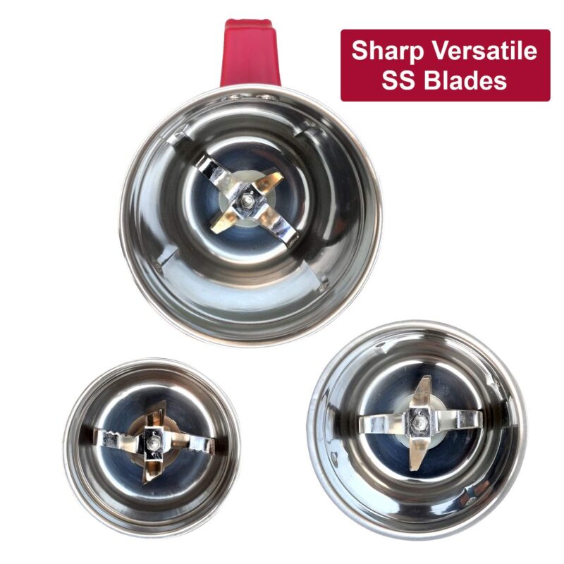 ACTIVA Pluto Pro Mixer Grinder 500W | 3 Jars | comes with 2 Year Warranty - Image 7