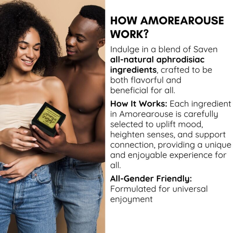 AMORE AROUSE Intimate Chocolate For Couples Uplifting Mood & Vitality Luxurious Dark Chocolate Ideal For Men & Women,Vegetarian - Image 5