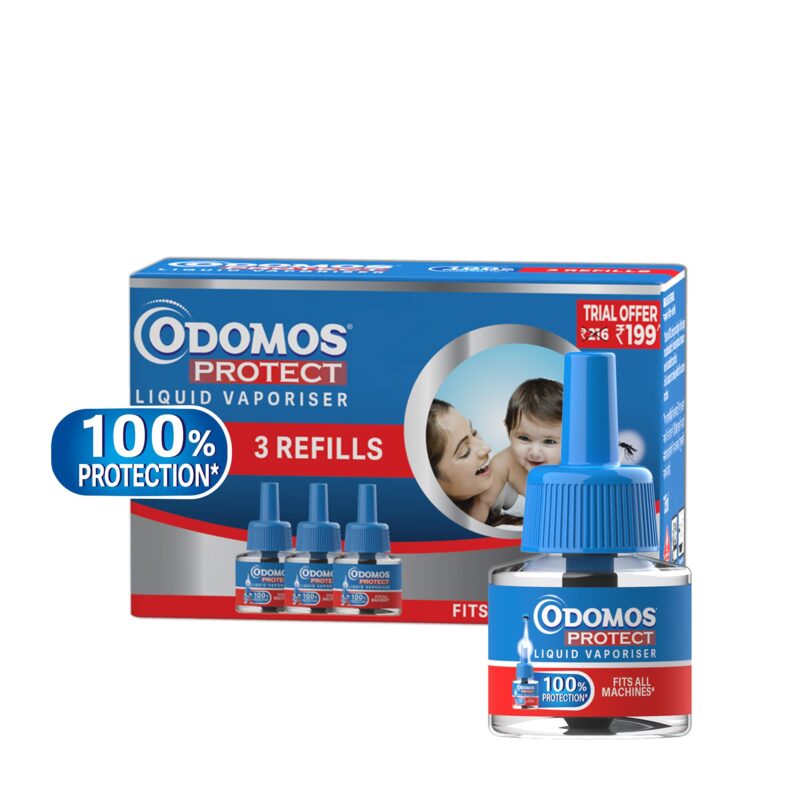 Odomos Protect Mosquito Repellent Liquid Vaporiser Refill (Pack of 6) | Fits all standard machines | Kills Dengue mosquitoes - Image 7