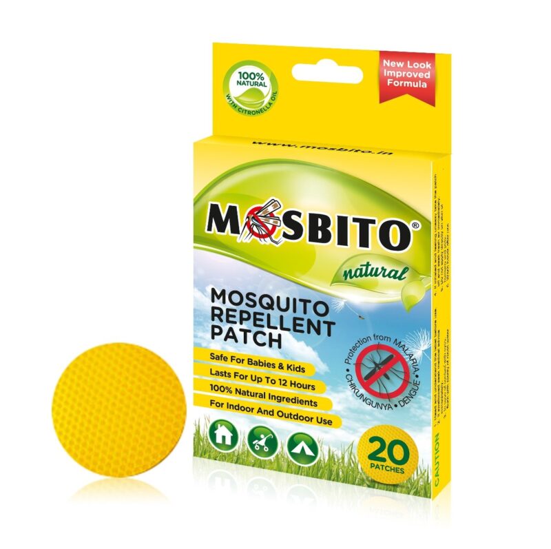 Mosbito Mosquito Repellent Patch - 20 Patches (Pack of 10)