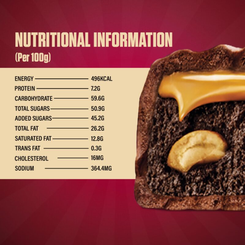 Snickers Peanut Brownie Chocolate Stick |Filled with Brownie, Peanuts & Caramel |Rich & Chewy Chocolate Bar 24g (Pack of 24) | 576gm - Image 5