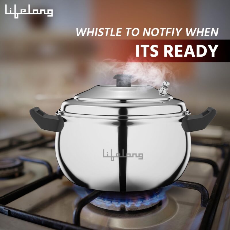 Lifelong Idli Cooker 3 Plate | 12 idlis | Stainless Steel Idli Cooker, Induction and Gas Stove Compatible Idli Maker (LLIDCKR03, Steel Silver) - Image 6