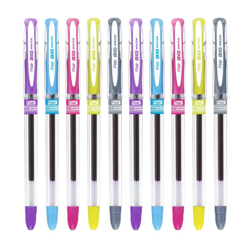 Flair Big Writer Ball Pen Wallet Pack - 0.7mm - Blue Ink