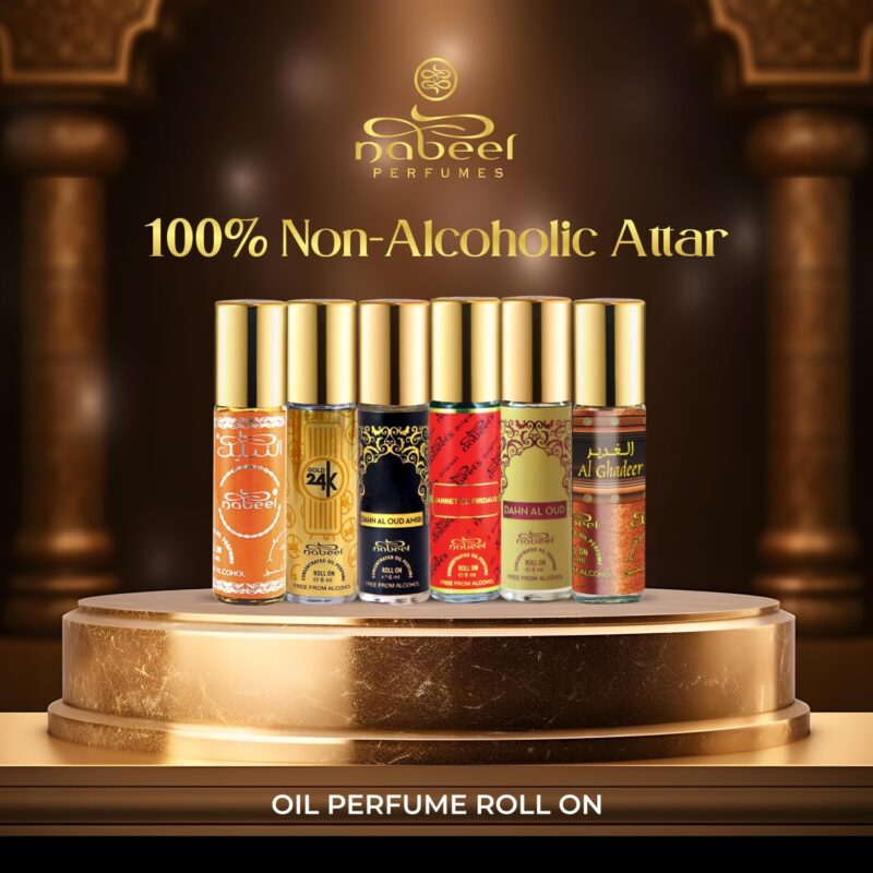Nabeel - Al Ghadeer Premium Attar Roll-on Perfume Oil | 100% Non Alcoholic | Vibrant |6ml (Set of 2) | Made in U.A.E - Image 5