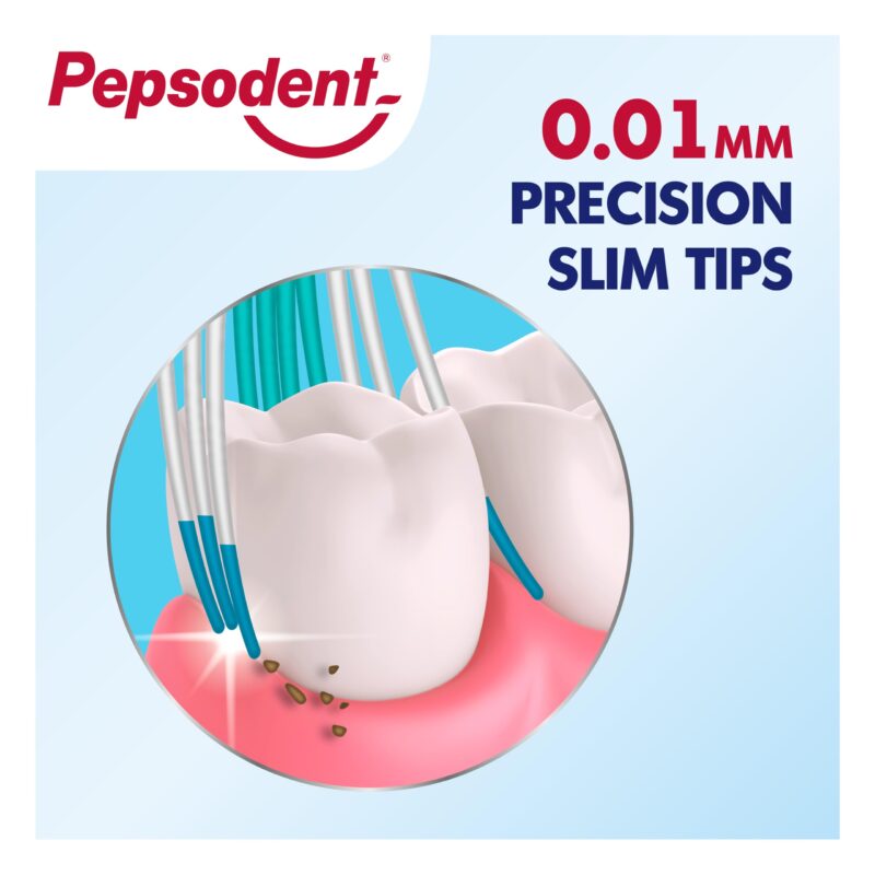 Pepsodent Sensisoft soft bristles manual toothbrush for adults - Pack of 3, Multicolor - for sensitive teeth and gums - Image 4