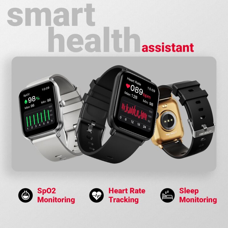 Fire-Boltt Ninja Call Pro Plus Smart Watch 1.83 inch with Bluetooth Calling, AI Voice Assistance, 100 Sports Modes IP67 Rating, 240 * 280 Pixel High Resolution (Black) - Image 5