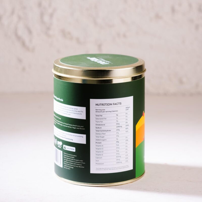 Nectar Superfoods Freeze Dried GREEN GOODNESS Smoothie Mix Powder | 20 Servings | 300 Gram Pack | Mango & Spinach | Healthy Shakes with 100% Natural Fruit- Veggies | No refined Sugar Added | No Preservatives | Vegan | Gluten Free | Convenient & Healthy Sn - Image 8