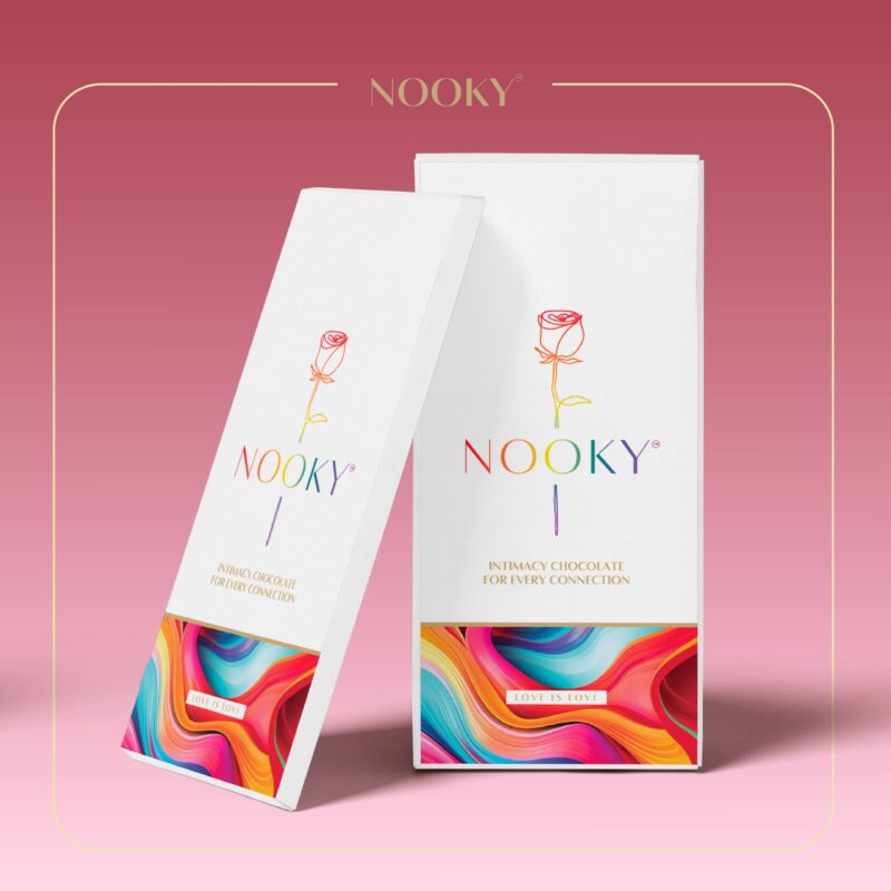 Nooky Premium Aphrodisiac Chocolate for LGBTQ+ | Mood-Enhancing, All-Natural Ingredients | Vegan-Friendly, Decadent Dark Chocolate (pack of 3) - Image 2