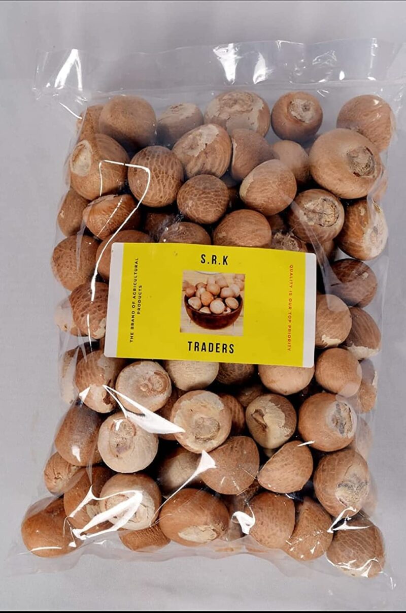 S.R.K Traders™ Whole Arecanut (Single Choll) | Pooja Supari | Betel Nut | Satta Supari | Whole Areca nut | 100gm