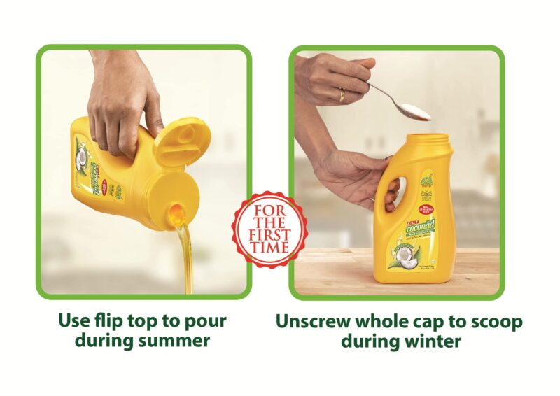 KLF Coconad Coconut Oil Jar, 1 L - Image 3