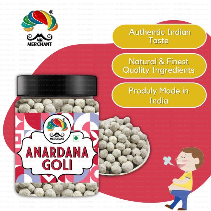 Mr. Merchant Pachak Anardana Goli Churan [Mouth Freshener, Digestive,After-Meal,Mukhwas](300 gm (Jar)) - Image 7
