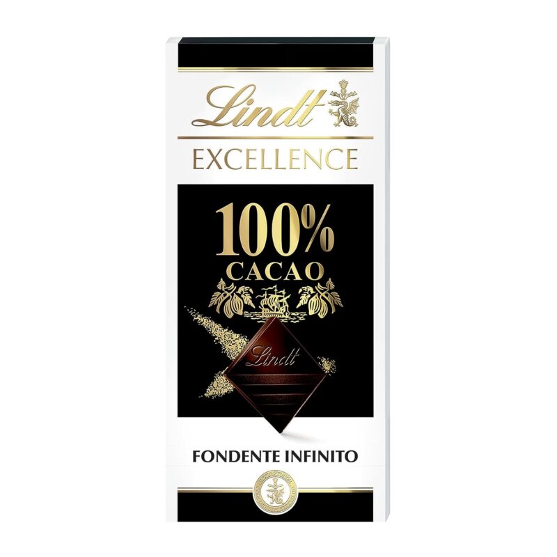 Lindt Excellence 100% Cacao Dark Chocolate Bar - 50g