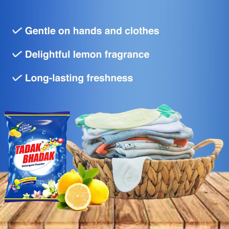 Tadak Bhadak Detergent Powder - 5 kg Super Budget Pack - Image 5