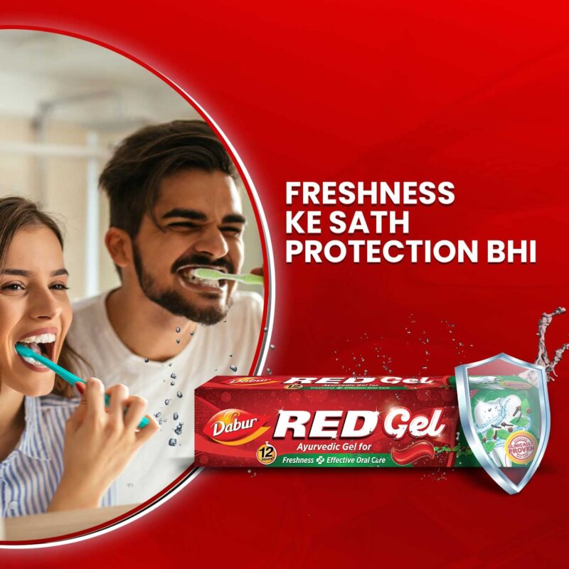 Dabur Red Gel - 150 g (Pack of 2) - Image 3