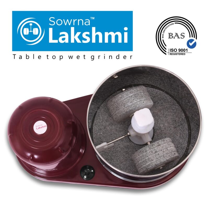 Sowrna Lakshmi Wet Grinder Cherry,ABS Body - Image 5