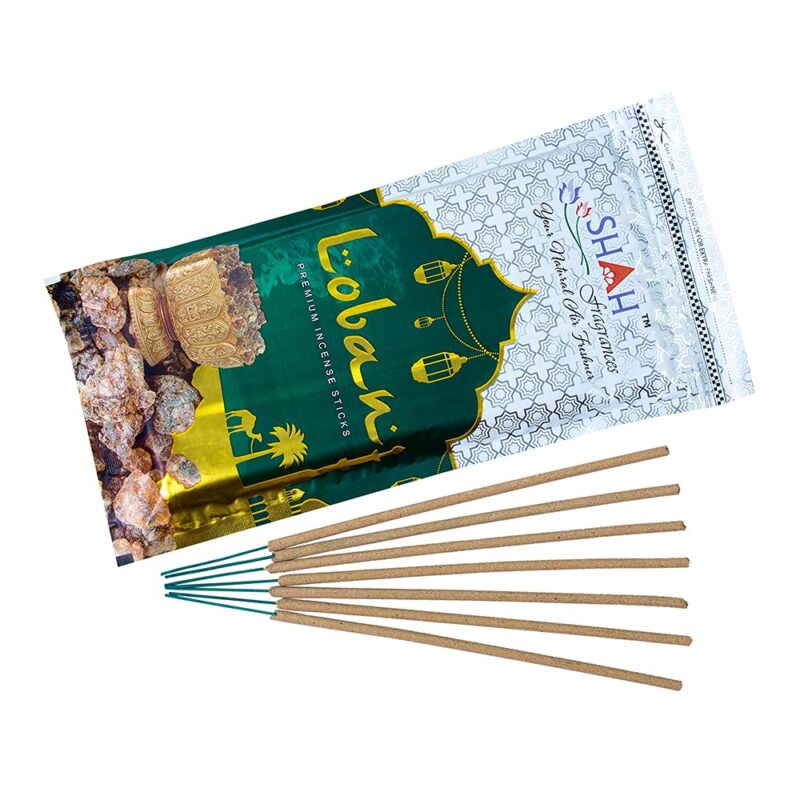 Shah fragrances Loban Zipper Incense Sticks (Pack of 3 * 130 Grams) - Image 4