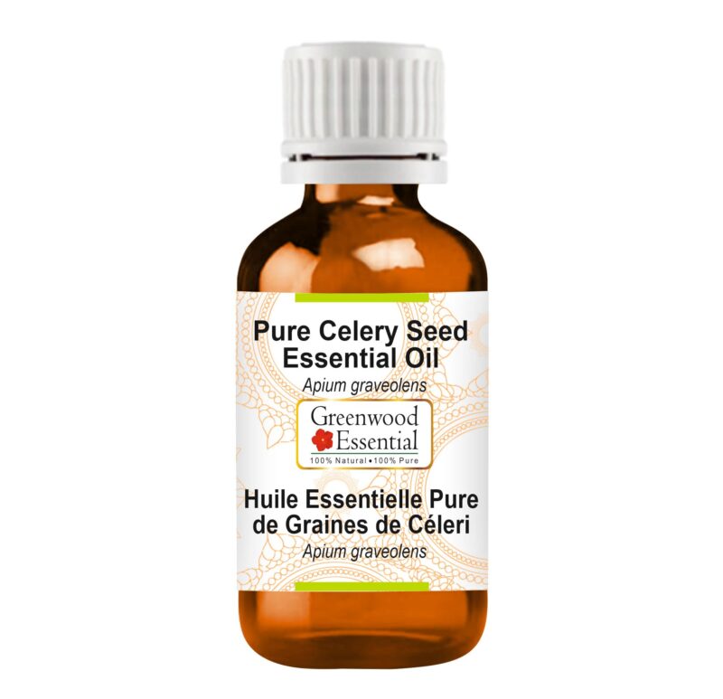 Greenwood Essential Pure Celery Seed Essential Oil (Apium graveolens) Steam Distilled 5ml