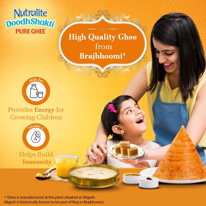 Nutralite DoodhShakti Pure Ghee | from Braj Bhoomi | 1L - Image 6