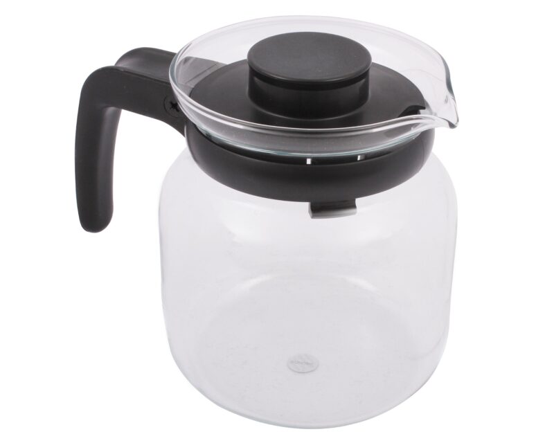 Borosil Glass Carafe with Strainer, 1 Litre, Transparent