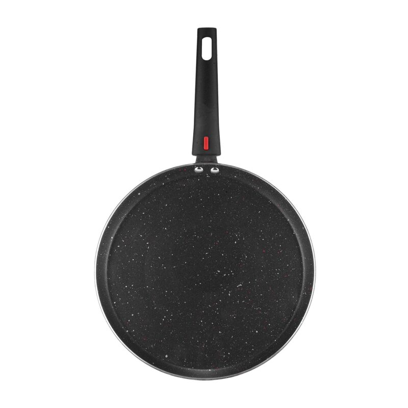 Vinod Popular Aluminium Non Stick Dosa Tawa with Detachable, Removeable Handles - 28 cm / 3 mm Thick/Compact Storage/Toxin Free/Long Lasting/Induction Base - 2 Year Warranty - Image 6