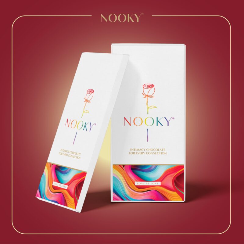 Nooky Premium Aphrodisiac Chocolate for LGBTQ+ | Mood-Enhancing, All-Natural Ingredients | Vegan-Friendly, Decadent Dark Chocolate (pack of 3) - Image 4