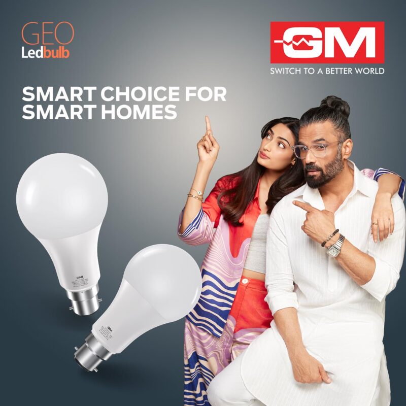 GM GEO 9 Watt LED BULB, 6500K White Cool Day Light Bulb Pack of 4 - Image 6