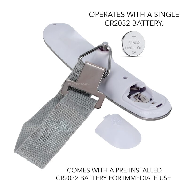 Trajectory Digital Luggage Scale with LCD Display Capable Up To 50 Kg - Precision Weighing for Bags in Airport Baggage Check-in, Travel, Flights, Home, and Grocery Shopping A1 Silver - Image 3