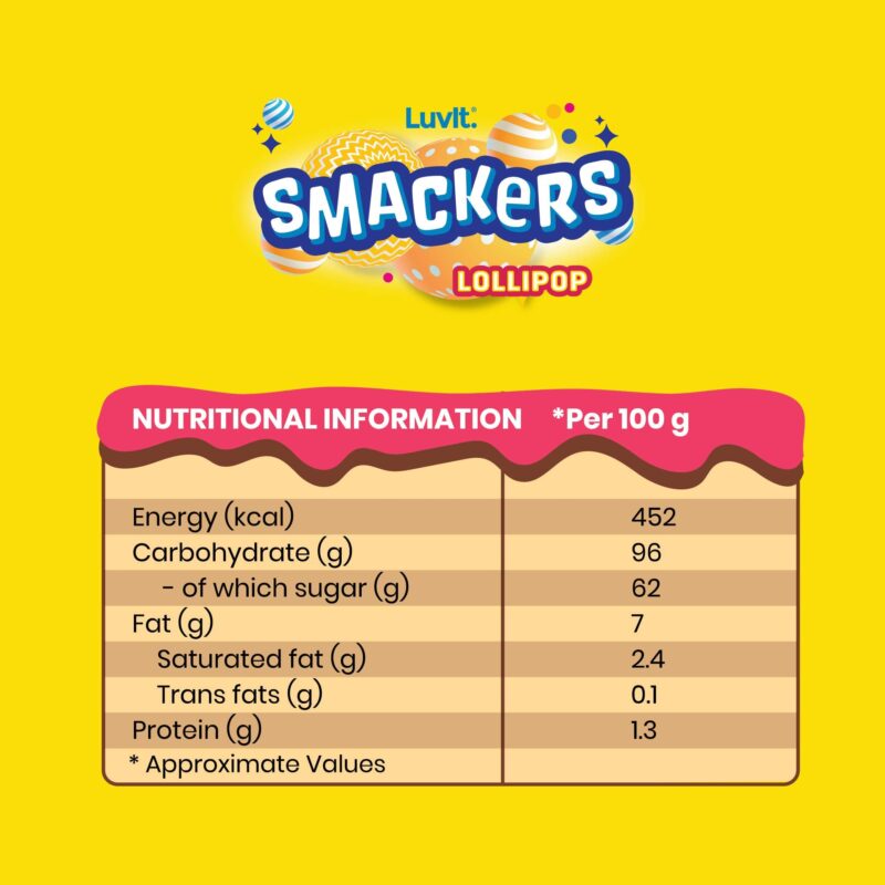 LuvIt. Smackers Fruit And Chocolate Flavoured Lollipops Pack Combo - Pack Of 6, 576 Gram - Image 7