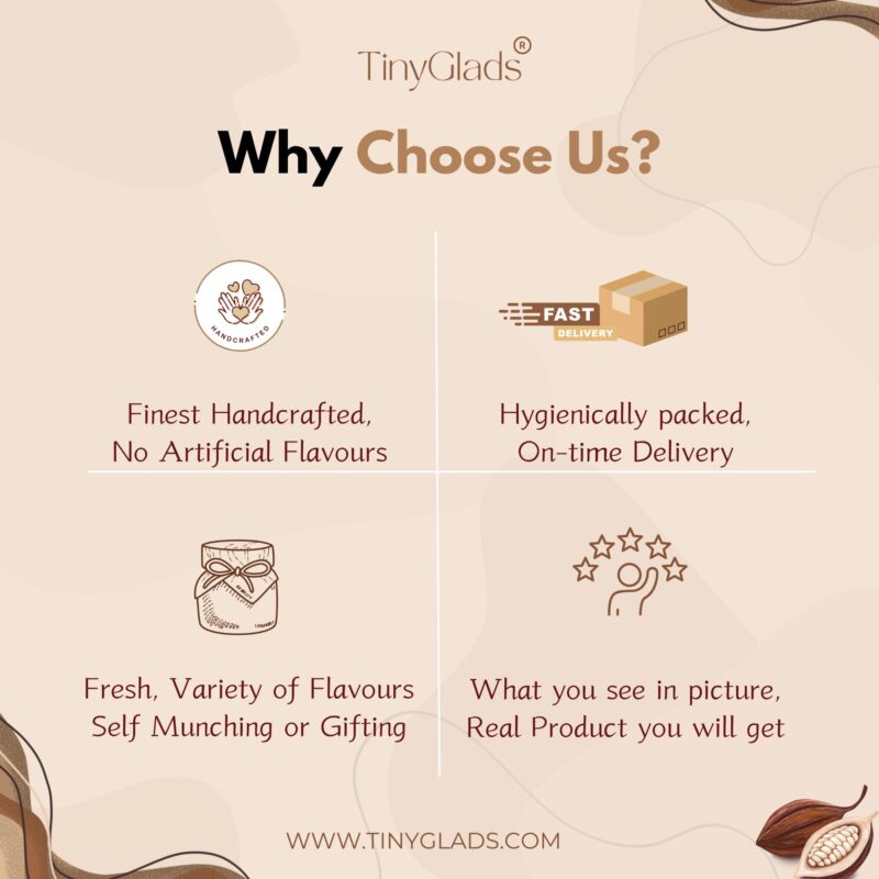 TinyGlads Dark Premium Chocolate Coated Almonds Jar- 250 Grams - Image 2