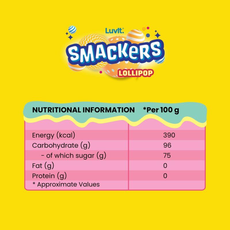 LuvIt. Smackers Fruit And Chocolate Flavoured Lollipops Pack Combo - Pack Of 6, 576 Gram - Image 4